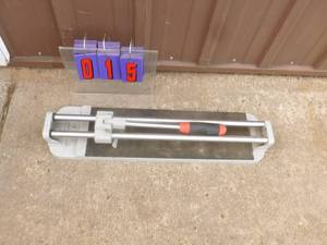 Tile cutter. Lightly used. As shown.