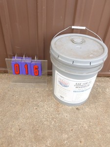 Lucas 5 gal 1540 synthetic oil. Unopened. As shown.