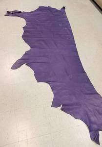Cow Hide Leather Purple In Color