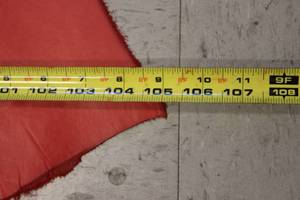 Cow Hide Leather Royal Red In Color