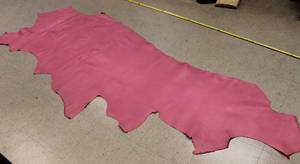 Cow Hide Leather Pink In Color