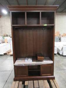 Home Decorators Collection Royce Smokey Brown 49 in. Hall Tree SK19075R1-SB