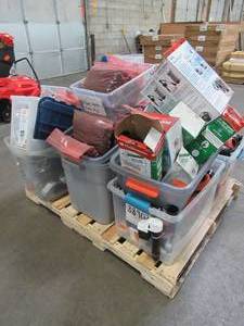 WHOLESALE MIXED PALLET OF MISCELLANEOUS TOILET PARTS, ACCESSORIES AND MORE