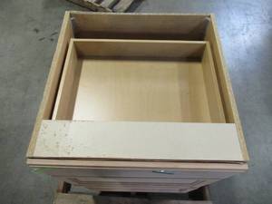 Hampton Bay Assembled 24x34.5x24 in. Easthaven Base Cabinet with 3-Drawers in Unfinished German Beech EH2435D-GB