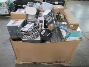 WHOLESALE MIXED PALLET OF MISCELLANEOUS POTS, PANS, KITCHEN ACCESSORIES AND MORE