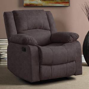 Relax-a-lounger Preston Chocolate Microfiber Recliner Chair, RR-PRK1CM2045