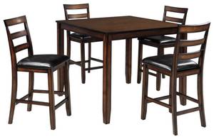 Signature Design By Ashley Coviar Counter Height Dining Room Table and Bar Stools (5 Piece Set).