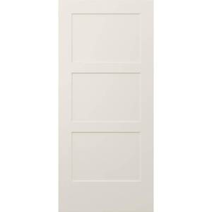 Jeld-wen 36 in. x 80 in. Birkdale Primed Smooth Solid Core Molded Composite Interior Door Slab - Slight scratches and Small Dings.