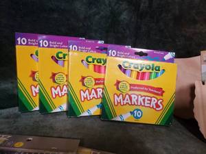 lot 134 image: Markers, USA Wooden Signs, Moleskin Journal and More