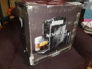 lot 53 image: DeLonghi Nespresso Vertuo Coffee Maker and Espresso Machine