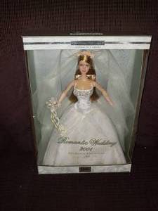 lot 152 image: 2001 Romantic Wedding Barbie NRFB