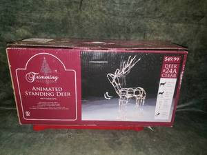 lot 13 image: Trimming Traditions 48 Animated Standing Deer