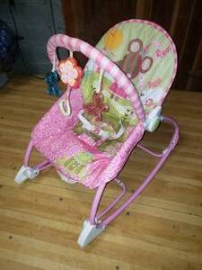 lot 116 image: Fisher Price Calming Vibrations Infant to Toddler Rocker