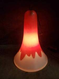 lot 6 image: LARGE 1960s Municipal Fiberglass Blow Mold Bell Street Decoration