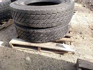 lot 146 image: (2) General 11R24.5 Tires...