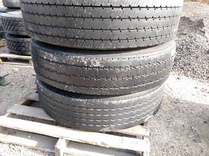 lot 148 image: (3) Retread 28575R24.5 Tires...