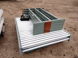 lot 20 image: 2) Sections Roller Conveyor