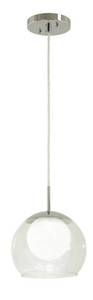 lot 5 image: HOME DECORATORS COLLECTION Melinda 40-Watt Equivalence Chrome Integrated LED Mini Pendant
