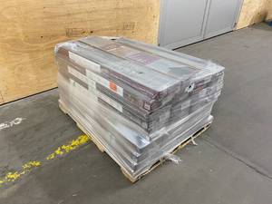 lot 11 image: HOME DECORATORS COLLECTION Lot of 31 Cases of-  Disher Oak 8mm Thick x 8.03 in. Wide x 47.64 in. Length Laminate Flooring (21.26 sq. ft.  case).  Retail Price is $33.59 per case