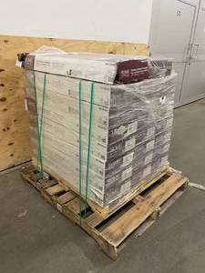 lot 13 image: HOME DECORATORS COLLECTION Lot of 22 Cases of-  Strand Woven Sunset 516 in. T x 5-18 in. W x 36 in. L Click.  Retail prices is $54.98 per case.
