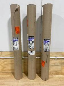lot 42 image: PRATT RETAIL SPECIALTIES Lot of 3-  35 x 140 ft. Brown Builders Paper