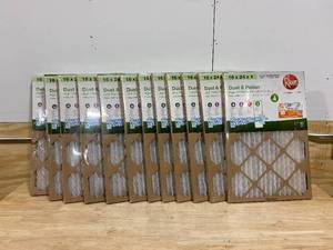 lot 53 image: RHEEM Lot of 12-  16x24x1 Air Filters