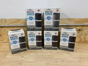 lot 100 image: THERMACELL Lot of 6-  Halo Mosquito Repeller Patio Shield in BrownBlack