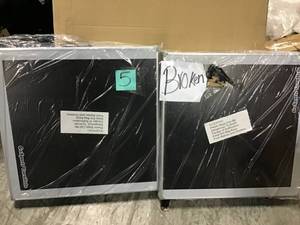 4 ft. x 2 ft. LED Edition Cornhole PRO Regulation Size Bean Bag Toss Game Set  SEE PHOTO DAMAGE BROKEN