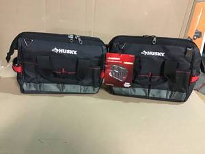 14 in. Large Mouth Tool Bag by Husky&nbsp&nbspin good condition