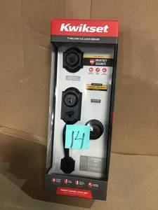 Montara Venetian Bronze Single Cylinder Door Handleset with Juno Entry Door Knob Featuring SmartKey Security by Kwikset&nbsp&nbspin good condition
