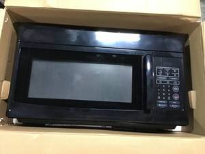 1.6 cu. ft. Over the Range Microwave in Black&nbsp&nbspin good condition