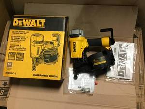 Pneumatic 15-Degree Coil Siding Nailer by DEWALT&nbsp&nbspin good condition
