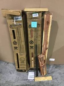 Cedar Drive-in, Top Mount, Mailbox Post, Natural Finish by Gibraltar Mailboxes&nbsp&nbspin good condition