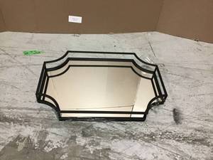 Medium Rectangle Black Dimensional Classic Accent Mirror (30 in. H x 20 in. W)&nbsp&nbspin good condition
