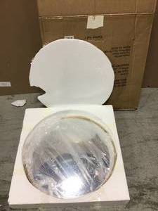 Medium Round Gold Convex Classic Accent Mirror (24 in. Diameter)&nbsp&nbspin good condition