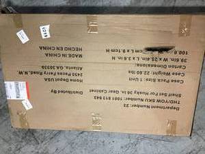36 in. W x 1 in H x 21 in. D Steel Shelf for 36 in. Gear Cabinet  by Husky&nbsp&nbspin good condition