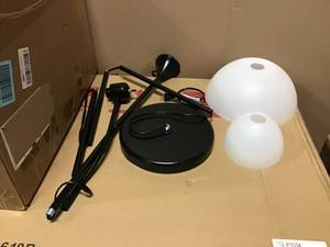 LF2000-BLK Floor Lamp with Reading Light - Black&nbsp&nbspin good condition