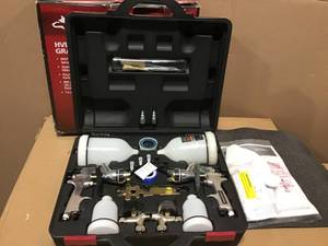 Best Seller HVLP and Standard Gravity Feed Spray Gun Kit by Husky&nbsp&nbspin good condition