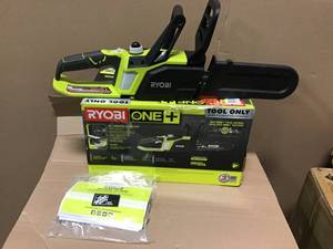 ONE 10 in. 18-Volt Lithium-Ion Cordless Battery Chainsaw (Tool Only)&nbsp&nbspin good condition
