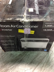 230-Volt 18000 BTU Dual Inverter Window Air Conditioner with Wi-Fi Control by LG Electronics in good conditions