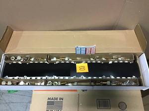 lot 8 image: 36-Port PEX Manifold with 12 in. Brass Ball Valves by Apollo in good condition 