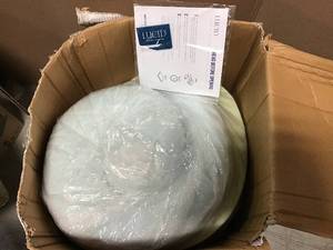 lot 32 image: Lucid Dusk Gel and Aloe Infused Memory Foam Topper, 4 inch, King