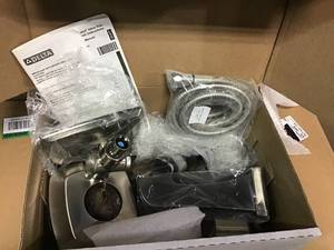 lot 63 image: Ashlyn In2ition 1-Handle Tub and Shower Faucet Trim Kit in Stainless (Valve Not Included) by Delta