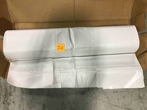lot 74 image: HUSKY 28 ft. x 100 ft. Clear 6 mil Plastic Sheeting
