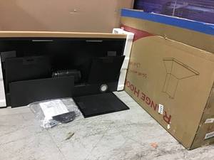 lot 77 image: 36 in. Convertible Kitchen Wall Mount Range Hood with Lights and Carbon Filters in Black Painted Stainless Steel by AKDY