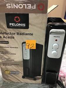 lot 92 image: 1,500-Watt Oil-Filled Radiant Electric Space Heater with Thermostat