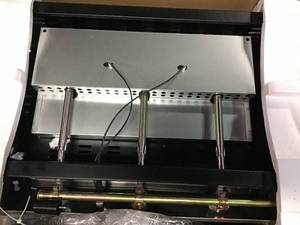 lot 97 image: Portable 3-Burner Built-in Propane Gas Grill in Stainless Steel