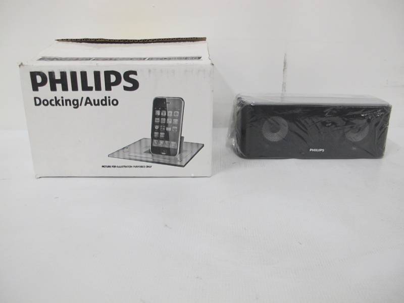 lot 104-A image: Philips SB36537 Wireless Bluetooth Portable Speaker With Rechargeable Battery