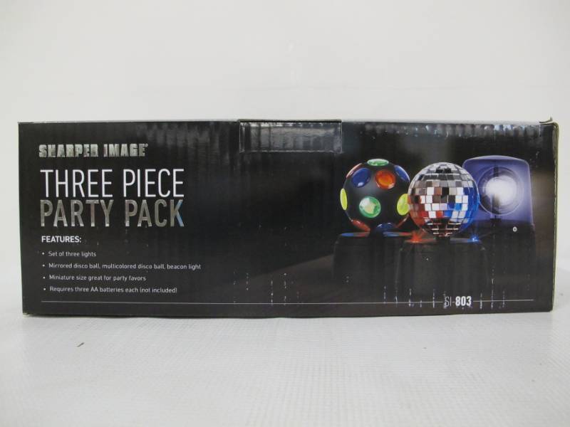 lot 106-A image: Sharper Image SI-803 Party Pack Mini Disco Set