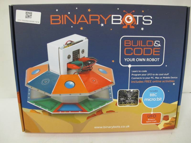 lot 128-C image: UFO from BinaryBots - Smart Toy - Alien Spaceship STEM Educational Robot Code